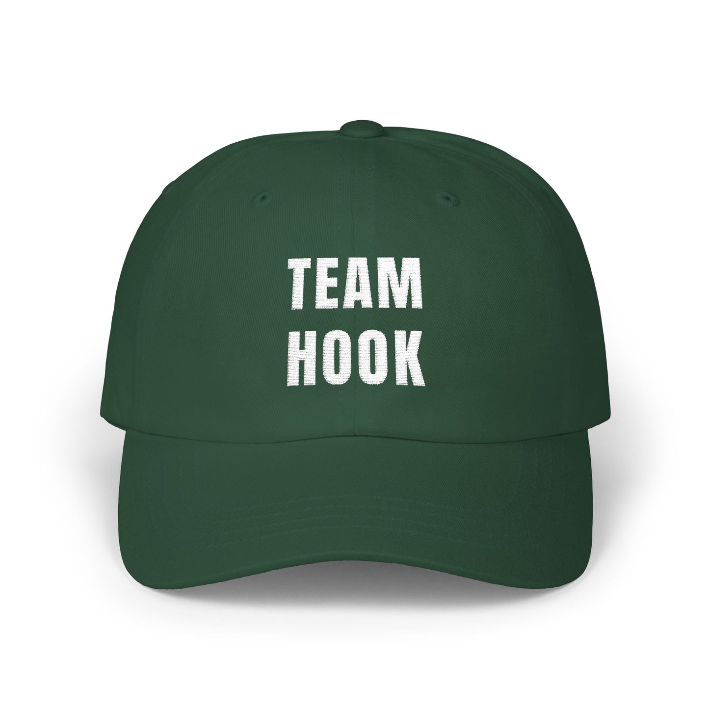 Team Hook Classic Dad Cap - Casual Dad Hat, Golf Hat, Gift for Dads, Summer Accessory, Sports Cap, Everyday Wear