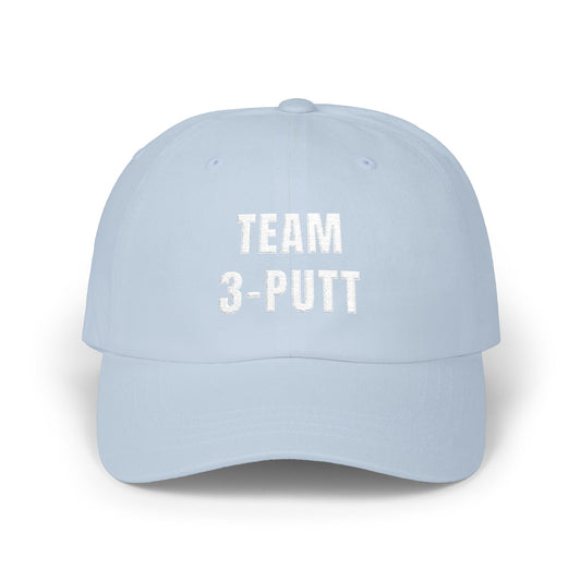 Team 3-Putt Classic Dad Cap - Golf Hat, Dad Hat, Funny Hat, Sportswear for Golfers, Gift for Fathers Day, Comfortable Outdoor Accessories