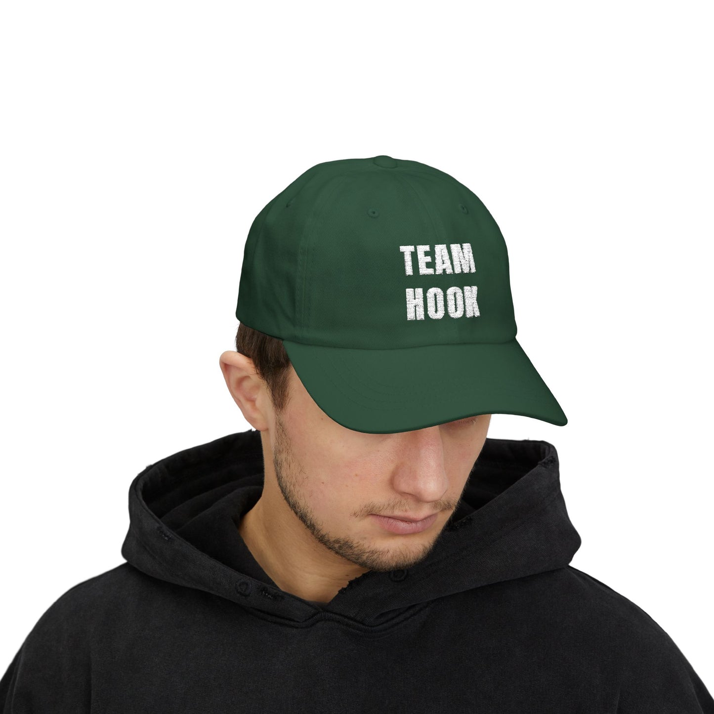 Team Hook Classic Dad Cap - Casual Dad Hat, Golf Hat, Gift for Dads, Summer Accessory, Sports Cap, Everyday Wear