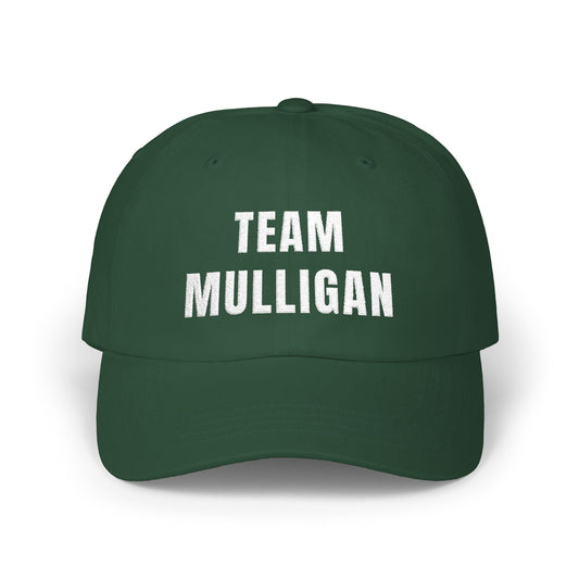 Team Mulligan Classic Dad Cap - Casual Dad Hat, Golf Hat, Gift for Dads, Summer Accessory, Sports Cap, Everyday Wear