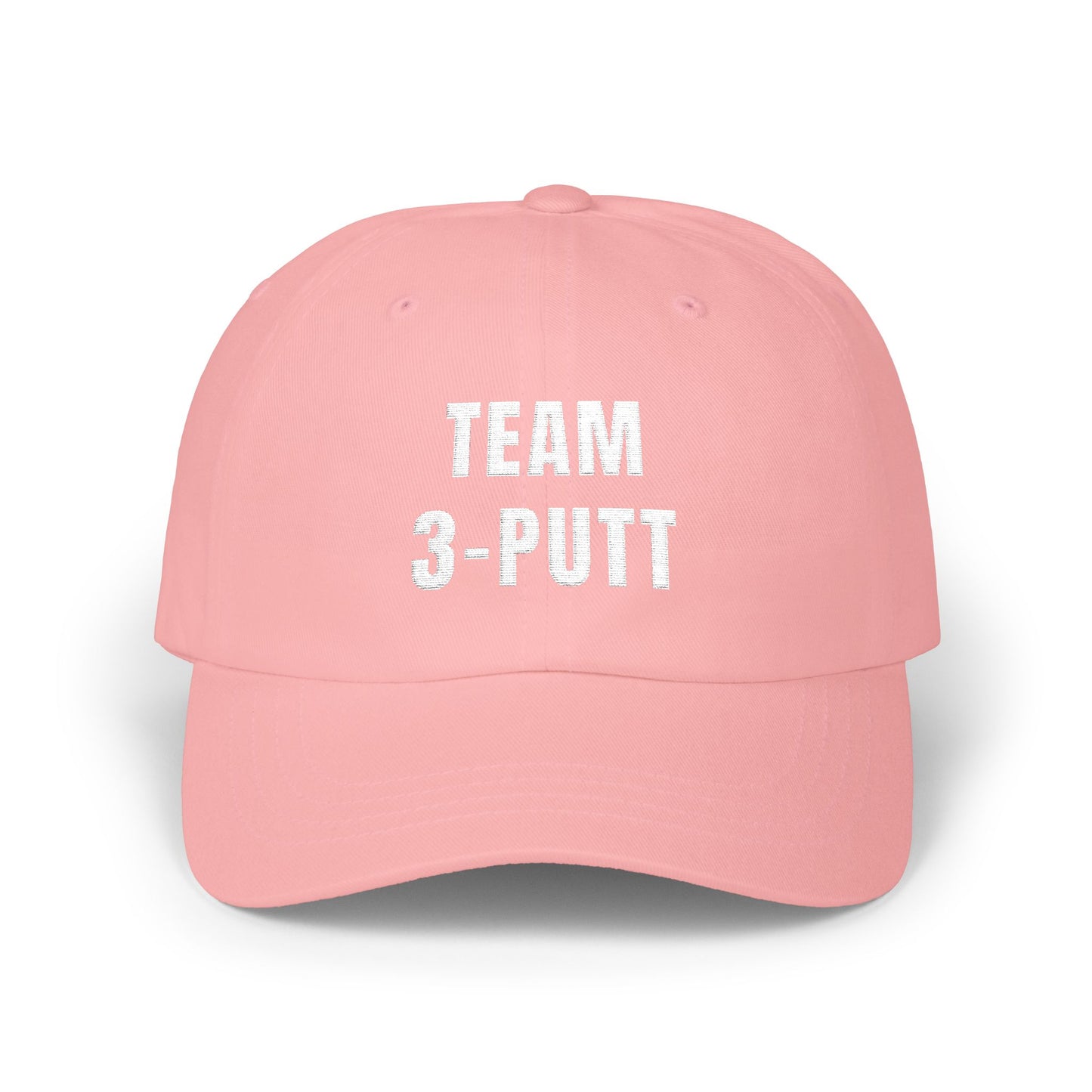 Team 3-Putt Classic Dad Cap - Golf Hat, Dad Hat, Funny Hat, Sportswear for Golfers, Gift for Fathers Day, Comfortable Outdoor Accessories