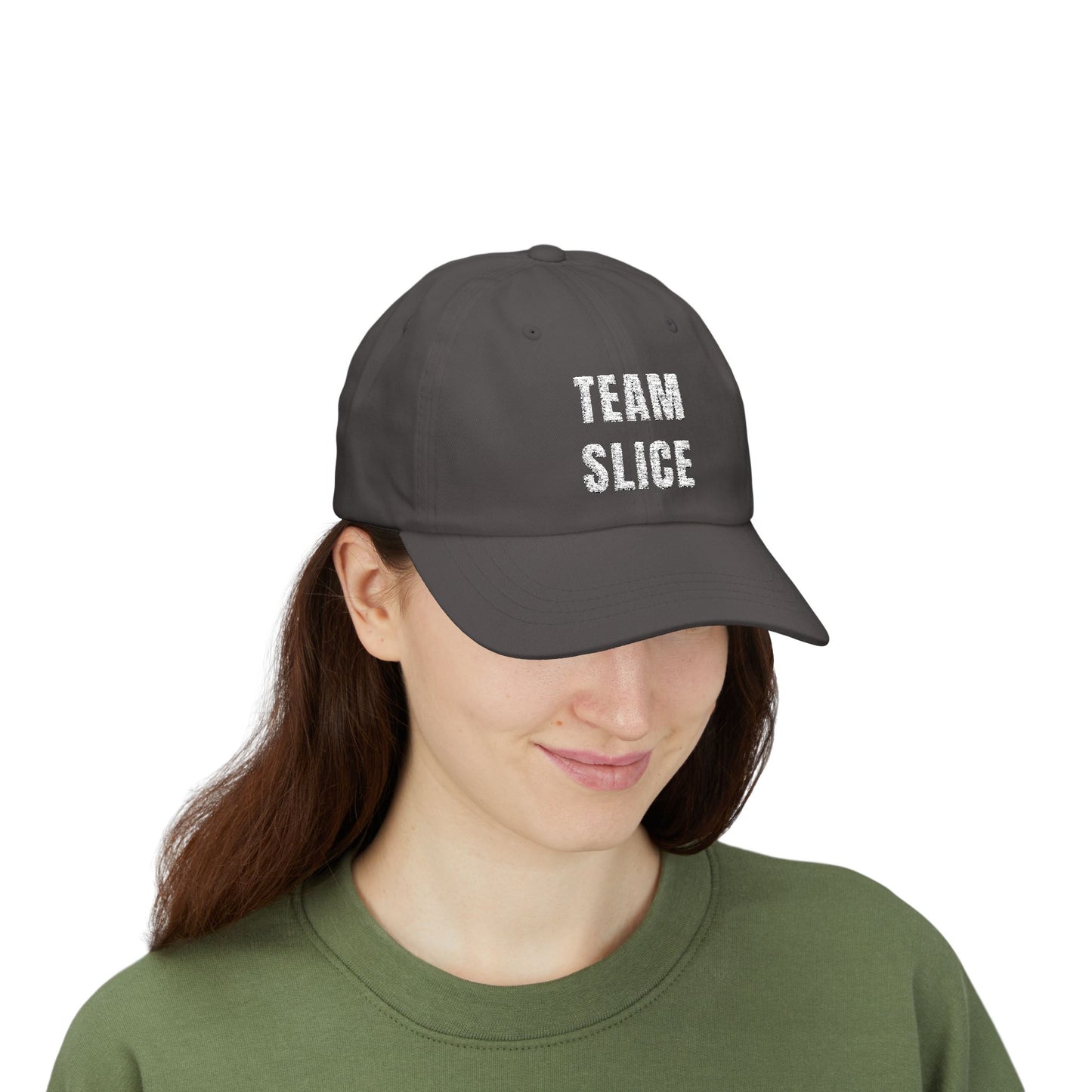 Team Slice Classic Dad Cap - Casual Hat for Dads, Golf Hat, Unisex Cap, Gift for Father's Day, Everyday Wear