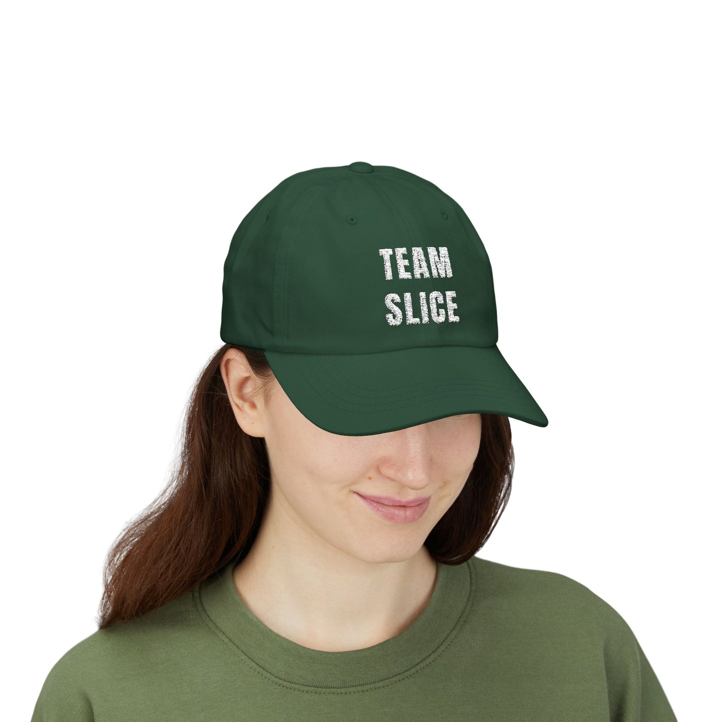 Team Slice Classic Dad Cap - Casual Hat for Dads, Golf Hat, Unisex Cap, Gift for Father's Day, Everyday Wear