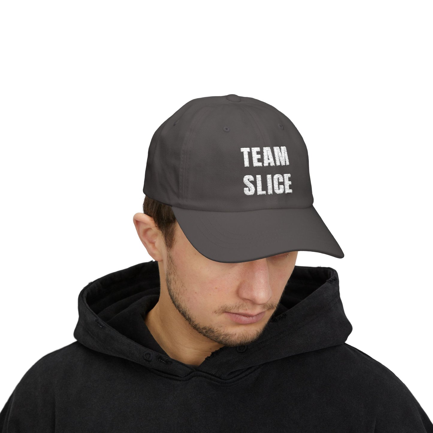 Team Slice Classic Dad Cap - Casual Hat for Dads, Golf Hat, Unisex Cap, Gift for Father's Day, Everyday Wear